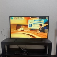 MAXZEN液晶テレビ 32型+テレビ台の画像