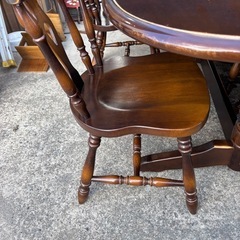 ●飛騨家具　ダイニングセット●キツツキマークの画像