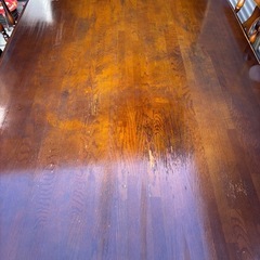 ●飛騨家具　ダイニングセット●キツツキマークの画像