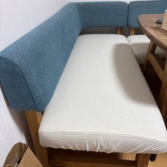 右肘掛けソファーの画像