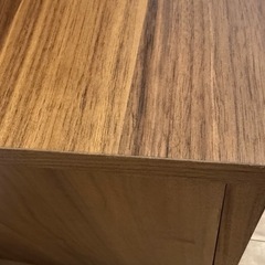 無印良品 木製AVラック 幅150cm ウォールナット材突板 テレビボードの画像