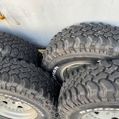 ジムニーja11  タイヤホイール&オーバーフェンダーセットの画像