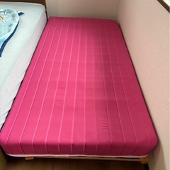 セミシングルベッド　マットレス&フレームの画像