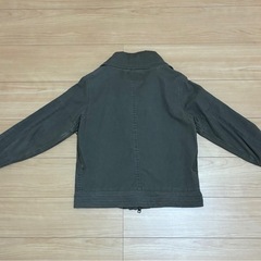 ジャンパー　レディース　デニム生地　カーキの画像