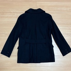 [HusHusH]　ピーコート　レディース　ネイビーの画像