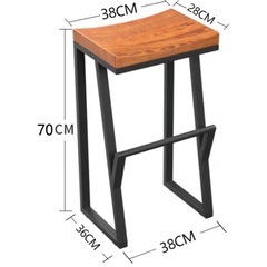 早い者勝ち カウンターチェア  店舗 おしゃれ 高さ70cmの画像