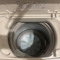 アクア AQUA  洗濯機  ホワイトピンク 動作確認OK  の画像