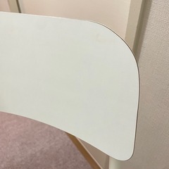 IKEA FRANKLIN カウンターチェア折りたたみ式ホワイトの画像