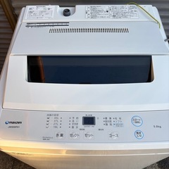 ●maxzen 5.0kg 全自動洗濯機●2021年製の画像