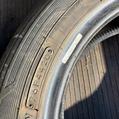 中古タイヤ‼️155-65-14‼️2本‼️の画像