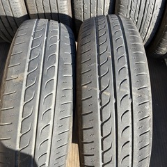 中古タイヤ‼️155-65-14‼️2本‼️の画像
