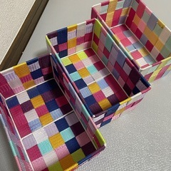 収納カゴ　3個セットの画像