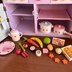 【美品】マザーガーデン パステルミントデラックスキッチンの画像