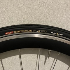 700C ホイール 前後 セット アルミ 40mm ディープリム の画像