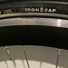 700C ホイール 前後 セット アルミ 40mm ディープリム の画像