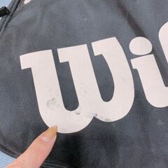 中古 Wilson ウィルソン テニスバッグ テニスラケットバッグ テニス ラケット スポーツバック スポーツ用品 希少 茨城 0922か6 E2 の画像