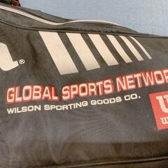 中古 Wilson ウィルソン テニスバッグ テニスラケットバッグ テニス ラケット スポーツバック スポーツ用品 希少 茨城 0922か6 E2 の画像