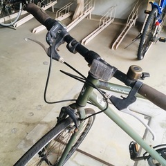 【27インチ】Clutch.Jam  クロスバイク モスグリーン の画像