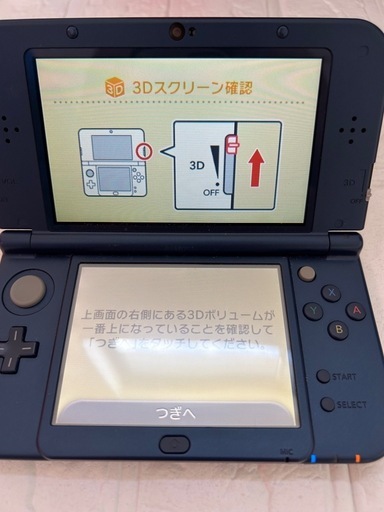 Nintendo New 3DS LL メタリックブルー 充電器有りソフト3個