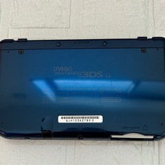 Nintendo New 3DS LL メタリックブルー 充電器有りソフト3個の画像