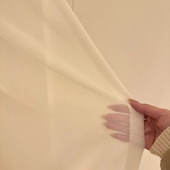 【ニトリ】カーテン　レース付きの画像