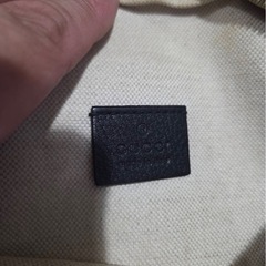 GUCCI ブラックレザー　ボディバッグの画像
