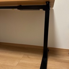 flexispot ef1 120×60 天板(メイプル)足(黒)の画像