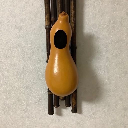 瓢栄 作 瓢箪 ひょうたん 花器 華道具 古美術 壁掛け 高さ　花瓶 瓢箪型