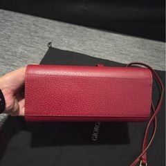 EMPORIO ARMANI 本革ショルダーバッグの画像