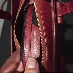 EMPORIO ARMANI 本革ショルダーバッグの画像