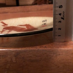 ガラス製、干支皿、飾り 皿の画像