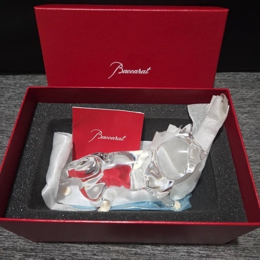 Baccarat 秋田犬　縁起物　バカラ