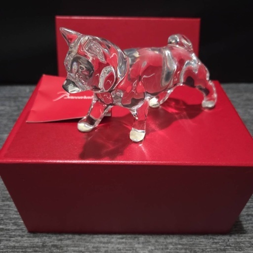 Baccarat 秋田犬　縁起物　バカラ
