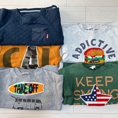 110cm 男の子　秋冬服　16点の画像