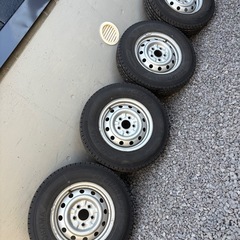 ボンゴ.バネット❗️185/80/14LT冬ヨコハマ☆スチールホイールセットの画像