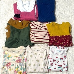 90サイズ　大量　25点　まとめ　こども服　女の子　冬物の画像