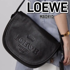 極美品✨LOEWE✨ロエベ ✨メッセンジャーバッグ✨ショルダーバッグ✨本革✨ロゴの画像