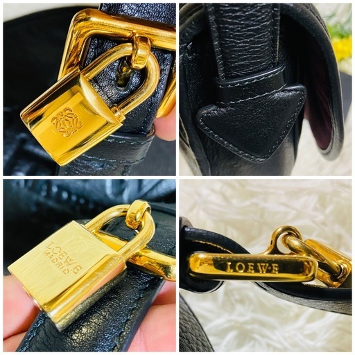 極美品✨LOEWE✨ロエベ ✨メッセンジャーバッグ✨ショルダーバッグ✨本革✨ロゴ
