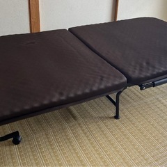 ニトリ　シングル折りたたみベッドの画像