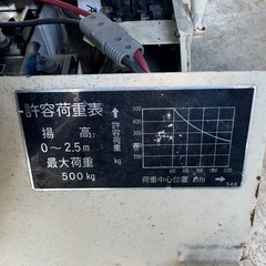 コマツ★FB05-2★フォークリフト★バッテリー式★0.5t★青森県★現車確認可の画像