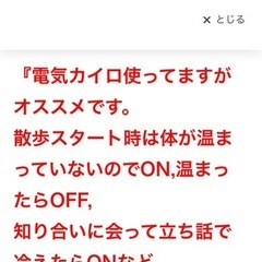 携帯カイロUSB 懐中電灯にも、なるの画像