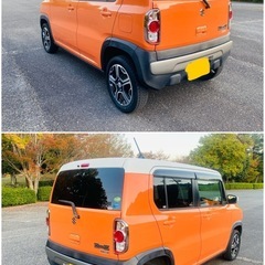 スズキ　ハスラー　X  ターボ　4WD   平成26年　車検2年付き　10万Km レーダーブレーキサポート　アイドリングストップ　現状引き渡し の画像