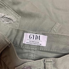 GYDA カラーペグトップパンツ カーキ Mサイズの画像