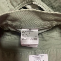 GYDA カラーペグトップパンツ カーキ Mサイズの画像