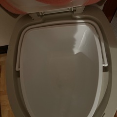 Panasonicポータブルトイレ　中バケツ、便座カバー、未使用消臭剤1本付き　の画像