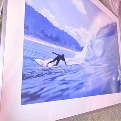 🌊【希少】Gerry Lopez × 佐藤傳次郎 「NALU OLA」ポスターの画像