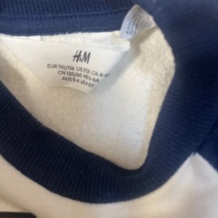 GU 裏起毛パーカー　H&M裏起毛ラグラントレーナーの画像