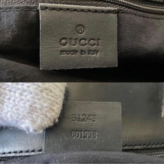 人気✨GUCCI トートバッグ　ggキャンバス　シルバー金具　A4収納可　大容量の画像