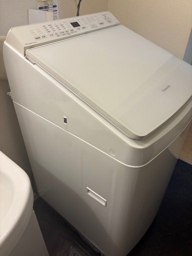 取りに来て頂ける方限定！Panasonic 縦型乾燥洗濯機 2021製 8kg NA-FW
80K9-W