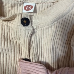 ベビー女の子80ロンパースの画像